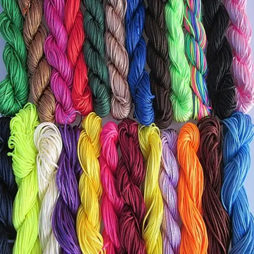 1pc 20m Long Necklace Polyester Silk Cord for Pendant 
1pc 20m Long Necklace Polyester Silk Cord for Pendant