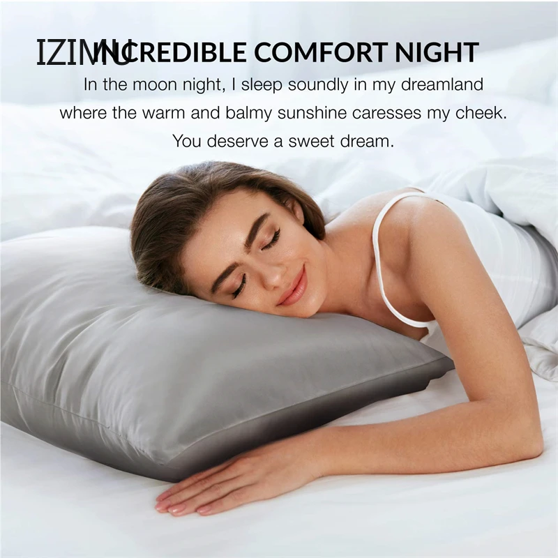 100% Mulberry Silk Pillowcase Pure,19 Momme Both Side Real Silk Pillowcases Hidden Zippered Slip Silk Pillowcase Hypoallergenic
100% Mulberry Silk Pillowcase Pure,19 Momme Both Side Real Silk Pillowcases Hidden Zippered Slip Silk Pillowcase Hypoallergenic