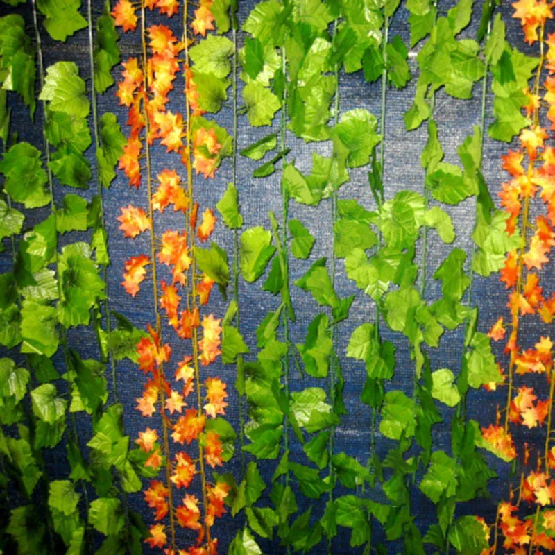 100pcs Leaf 1 piece 2.4M Home Decor Artificial Ivy Leaf Garland Plants Vine Fake Foliage Flowers Creeper Green Ivy Wreath
100pcs Leaf 1 piece 2.4M Home Decor Artificial Ivy Leaf Garland Plants Vine Fake Foliage Flowers Creeper Green Ivy Wreath