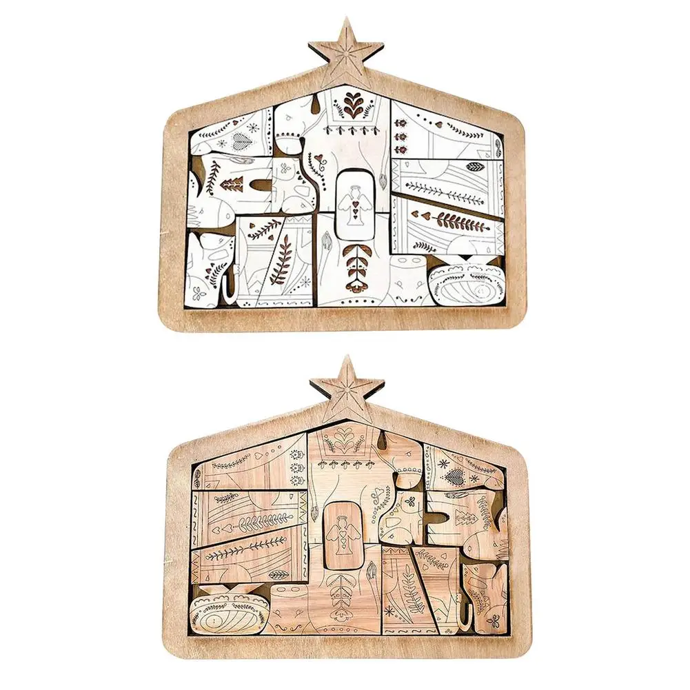 Wooden Jesus Puzzle Statue Nativity Puzzle With Wood Burned Design Jigsaw Puzzle Game Ornament Crafts Sculpture Decorations F
Wooden Jesus Puzzle Statue Nativity Puzzle With Wood Burned Design Jigsaw Puzzle Game Ornament Crafts Sculpture Decorations F