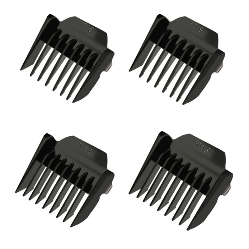 4Pcs Limit Comb Replacement Combs Trimmer Head Limit Comb for Hair Clipper 3mm 5mm 7mm 9mm,Black
4Pcs Limit Comb Replacement Combs Trimmer Head Limit Comb for Hair Clipper 3mm 5mm 7mm 9mm,Black
