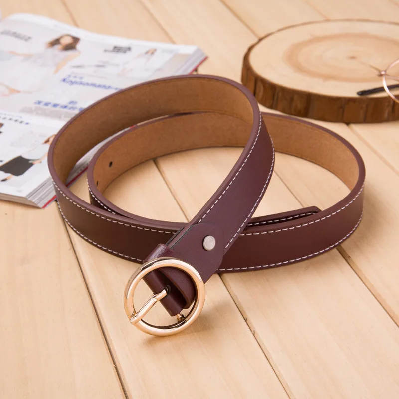 100cm Women's Double Classic Round Buckle Metal Buckle Belts 2020 Fashion PU Leather Waist Belts Jeans Dress Casual Waistbands
100cm Women's Double Classic Round Buckle Metal Buckle Belts 2020 Fashion PU Leather Waist Belts Jeans Dress Casual Waistbands