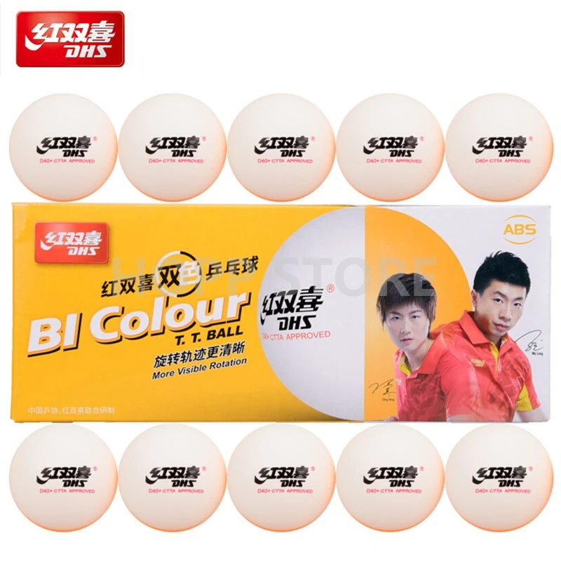 DHS BI Colour new table tennis balls double Color China super League seamed ABS balls d40+ plastic ping pong balls
DHS BI Colour new table tennis balls double Color China super League seamed ABS balls d40+ plastic ping pong balls