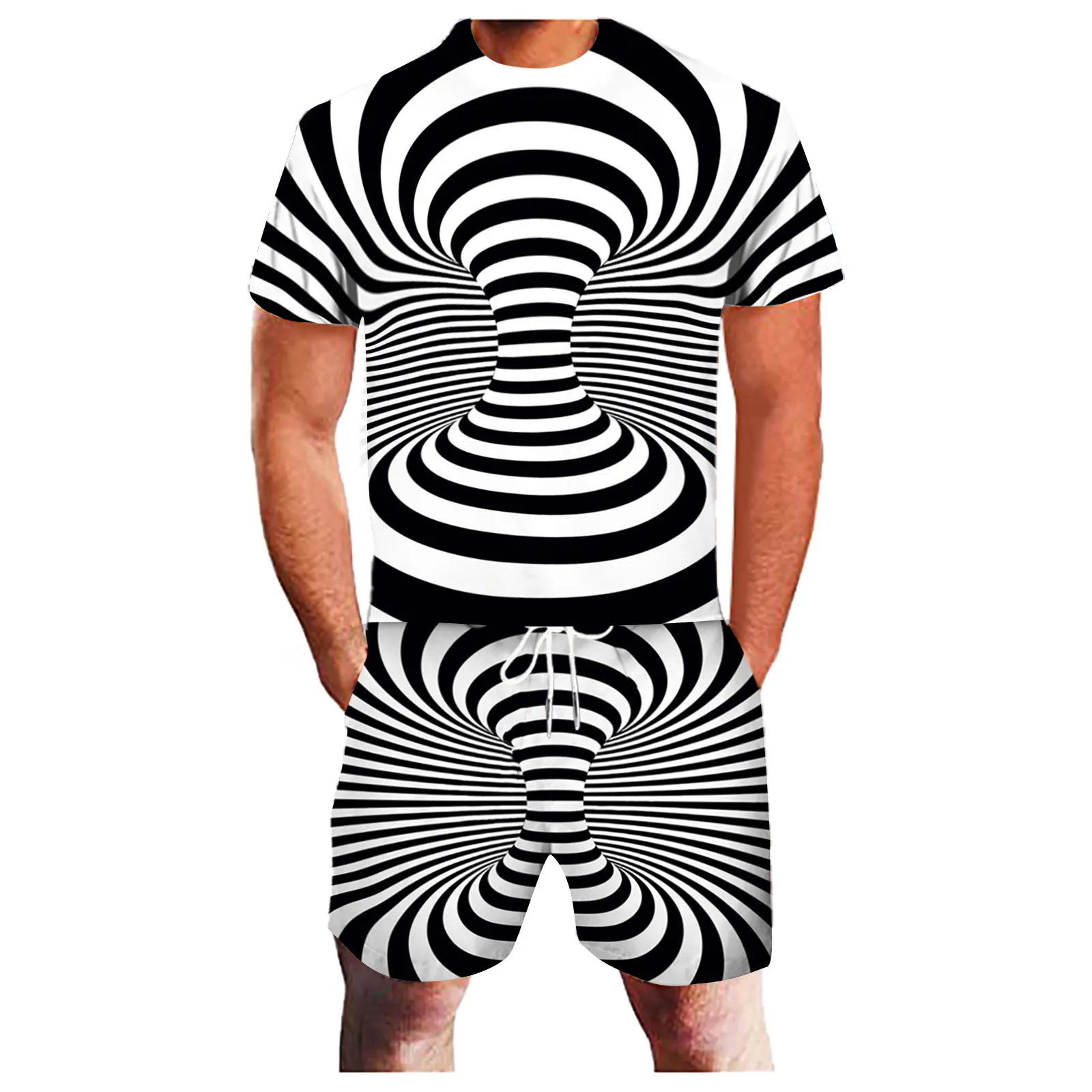 Men's Sets Summer Leisure Sports 3d Dizziness Plus Size Fitness Running Two-piece Suit Men Clothing Jogging Hombre Шорты Мужские
Men's Sets Summer Leisure Sports 3d Dizziness Plus Size Fitness Running Two-piece Suit Men Clothing Jogging Hombre Шорты Мужские