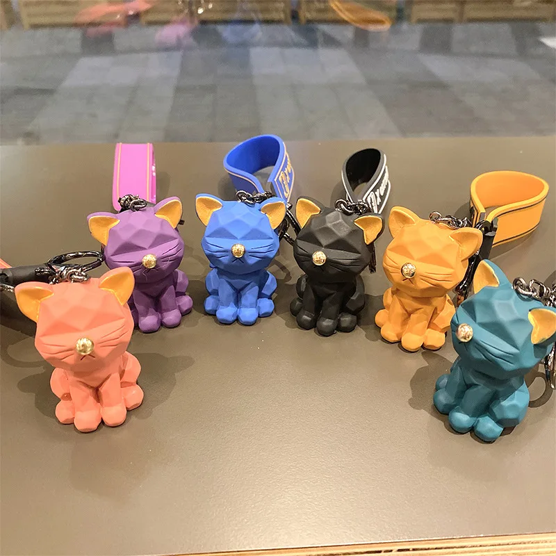 Toy Cat Key Ring Cartoon Animal Charm Keychain Trend Couple Bag Car Pendant Accessories Creative Mechanical Cat Key Chains
Toy Cat Key Ring Cartoon Animal Charm Keychain Trend Couple Bag Car Pendant Accessories Creative Mechanical Cat Key Chains