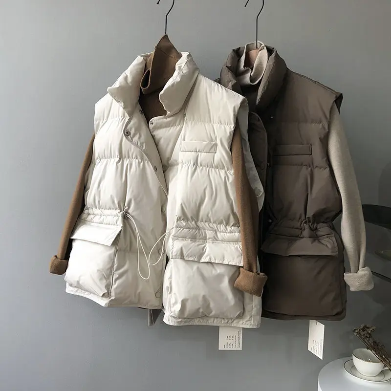 cotton loose down vest women's autumn winter high waist all-match outerwear vest cotton jacket vest jacket
cotton loose down vest women's autumn winter high waist all-match outerwear vest cotton jacket vest jacket