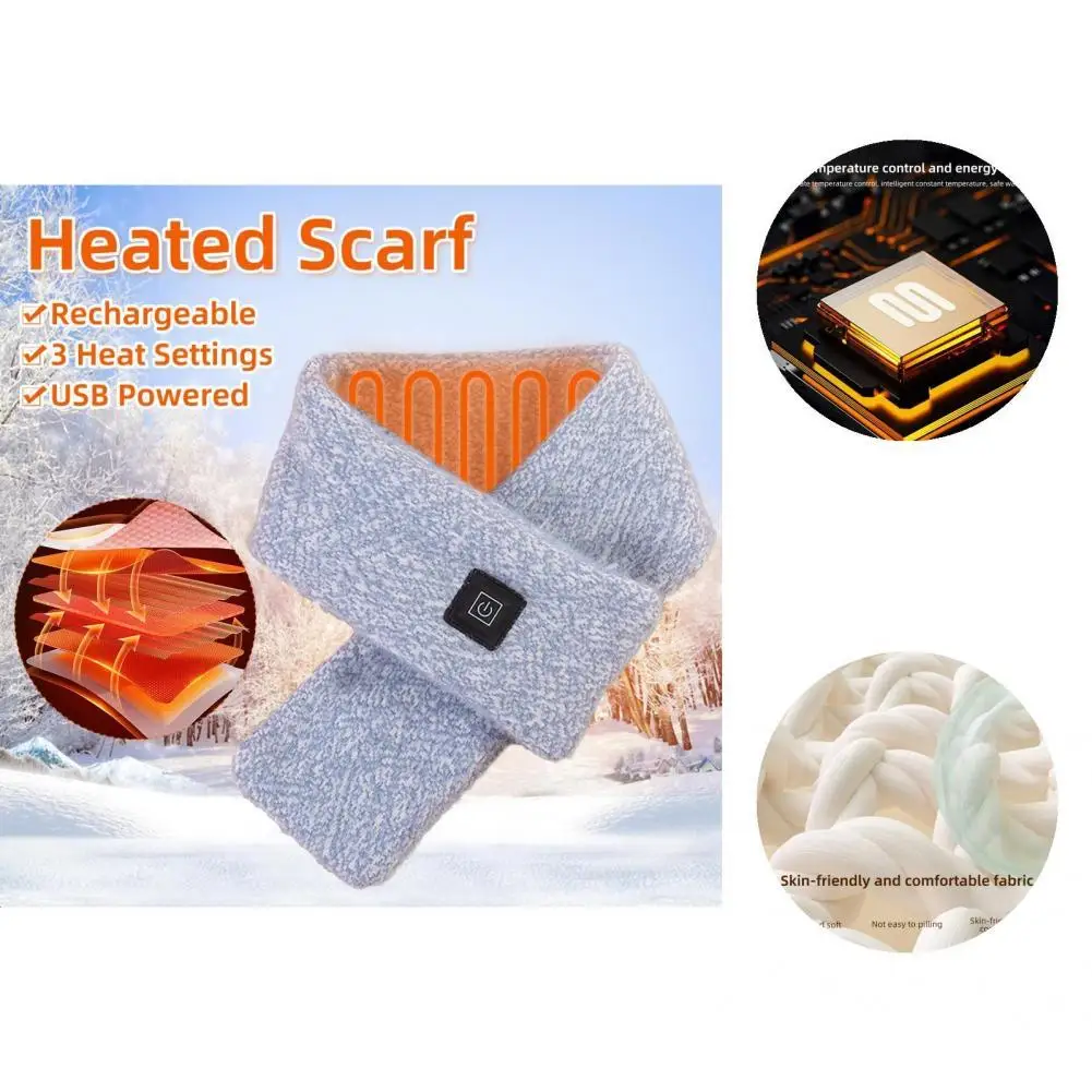Шарф унисекс с электрическим подогревом, шарф с USB-подогревом, уличный шарф с подогревом
Шарф унисекс с электрическим подогревом, шарф с USB-подогревом, уличный шарф с подогревом