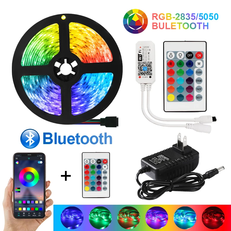 SMD2835 Tape Ribbon Diode LED LightS DC12V Led Strips Lights Strips Waterproof WiFi Flexible Lamp RGB Iuces Bluetooth 5050
SMD2835 Tape Ribbon Diode LED LightS DC12V Led Strips Lights Strips Waterproof WiFi Flexible Lamp RGB Iuces Bluetooth 5050
