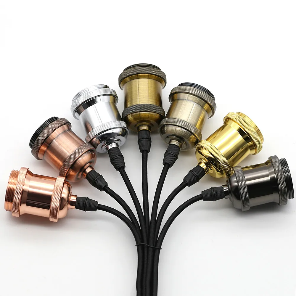 Modern Aluminum Pendant Lights E27 Lamp Holder 110V 220V LED Lights Incandescent Vintage Retro Edison Bulb Decor Hanging Lamp
Modern Aluminum Pendant Lights E27 Lamp Holder 110V 220V LED Lights Incandescent Vintage Retro Edison Bulb Decor Hanging Lamp