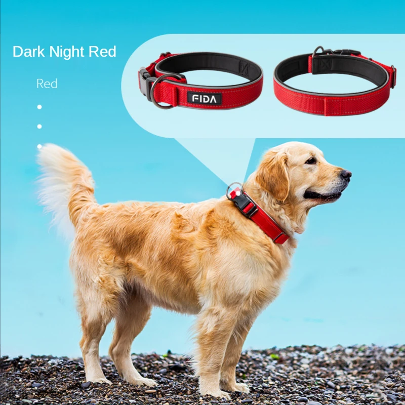 New Sandwich Dog Collar For Small Large Dogs Adjustable Pet Collar Dog Accessories Reflect Light Dog Collar Leather Dog Supplies
New Sandwich Dog Collar For Small Large Dogs Adjustable Pet Collar Dog Accessories Reflect Light Dog Collar Leather Dog Supplies