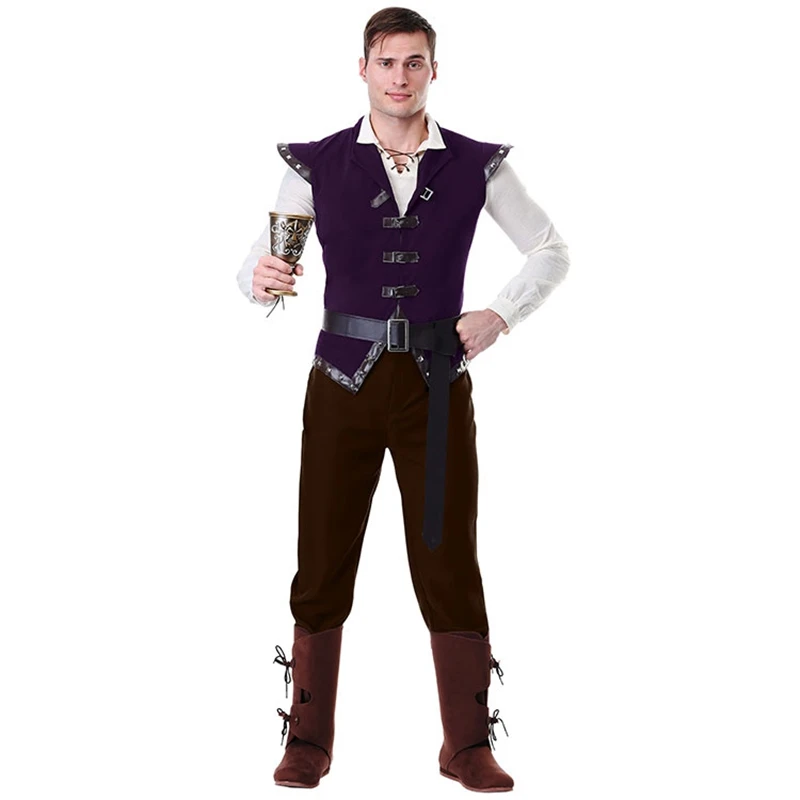 Medieval Vintage Man Shirt Renaissance Middle Age Printed Performance Costumes Men's Retro Knight Viking Cosplay Halloween Dress
Medieval Vintage Man Shirt Renaissance Middle Age Printed Performance Costumes Men's Retro Knight Viking Cosplay Halloween Dress