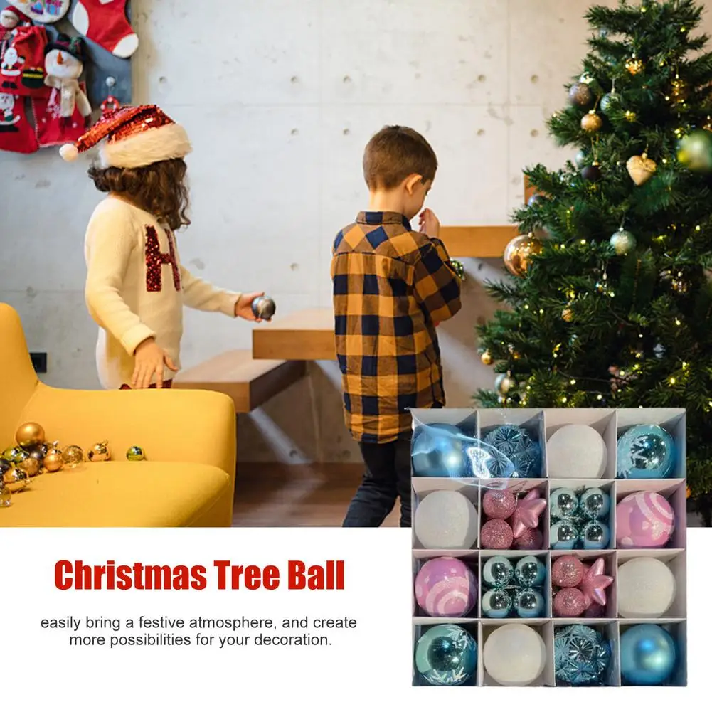 42pcs Christmas Tree Balls Pendant Ornaments Hanging Ball Plastic Christmas Decoration Home Holiday Navidad New Year Decor Gift
42pcs Christmas Tree Balls Pendant Ornaments Hanging Ball Plastic Christmas Decoration Home Holiday Navidad New Year Decor Gift
