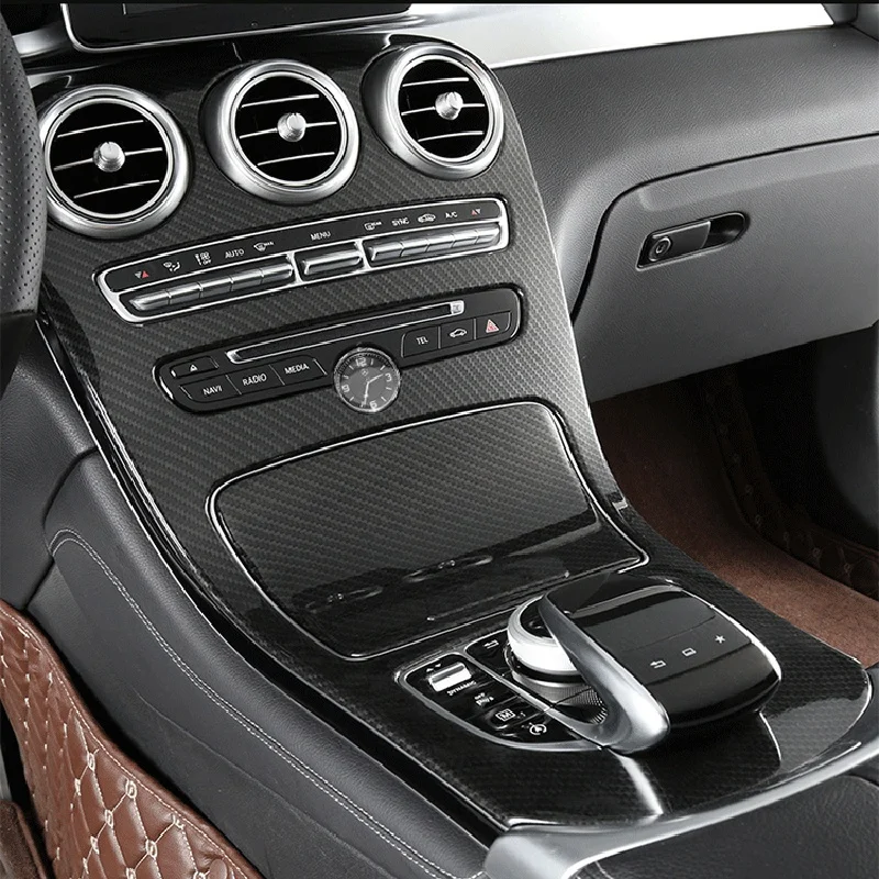 For Mercedes-Benz CLC C Class Style Console Gear Shift Panel Cover
