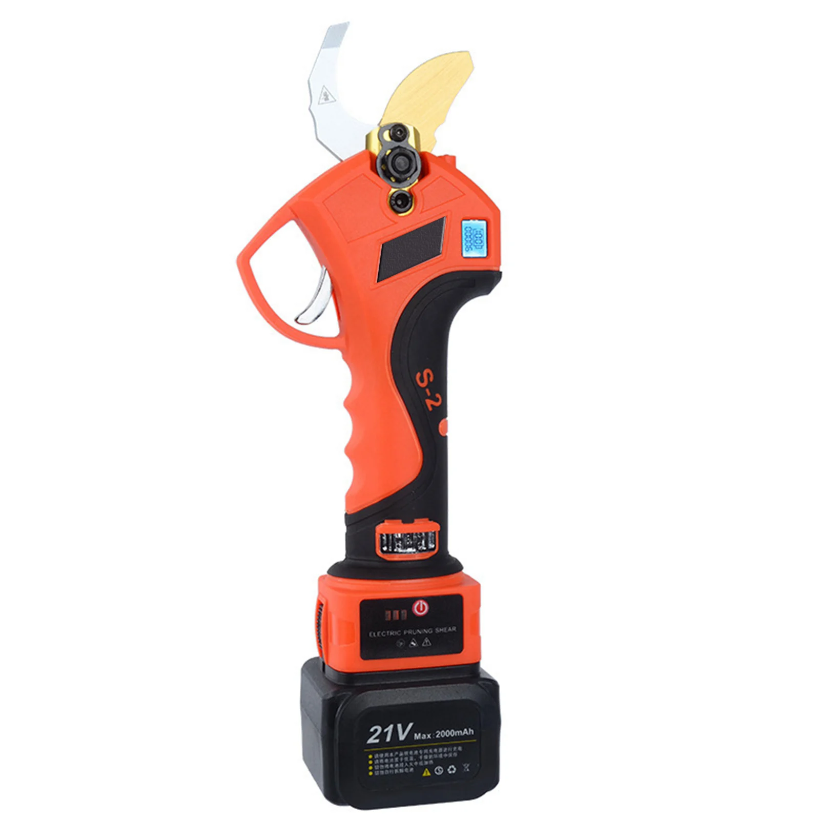 21V Electric Cordless Pruner Pruning Shears With Lithium Battery Garden Pruner Efficient Fruit Tree Branches Pruning Cutter Tool
21V Electric Cordless Pruner Pruning Shears With Lithium Battery Garden Pruner Efficient Fruit Tree Branches Pruning Cutter Tool