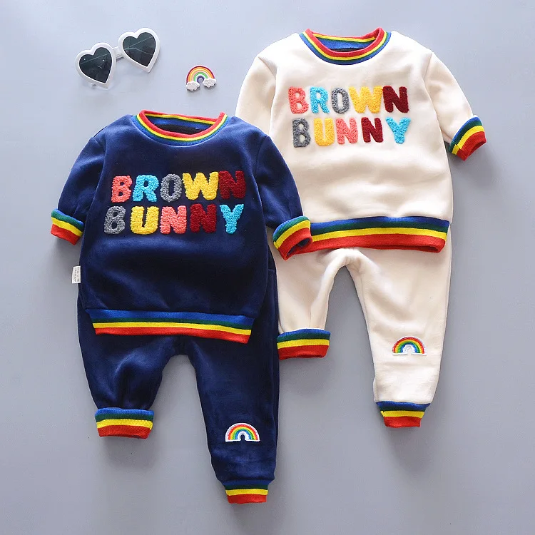New Autumn Winter Baby Boy Girls Clothes Cotton Girl Clothing Sets Cartoon Long-sleeved T-shirt+Pants Infant Clothes
New Autumn Winter Baby Boy Girls Clothes Cotton Girl Clothing Sets Cartoon Long-sleeved T-shirt+Pants Infant Clothes