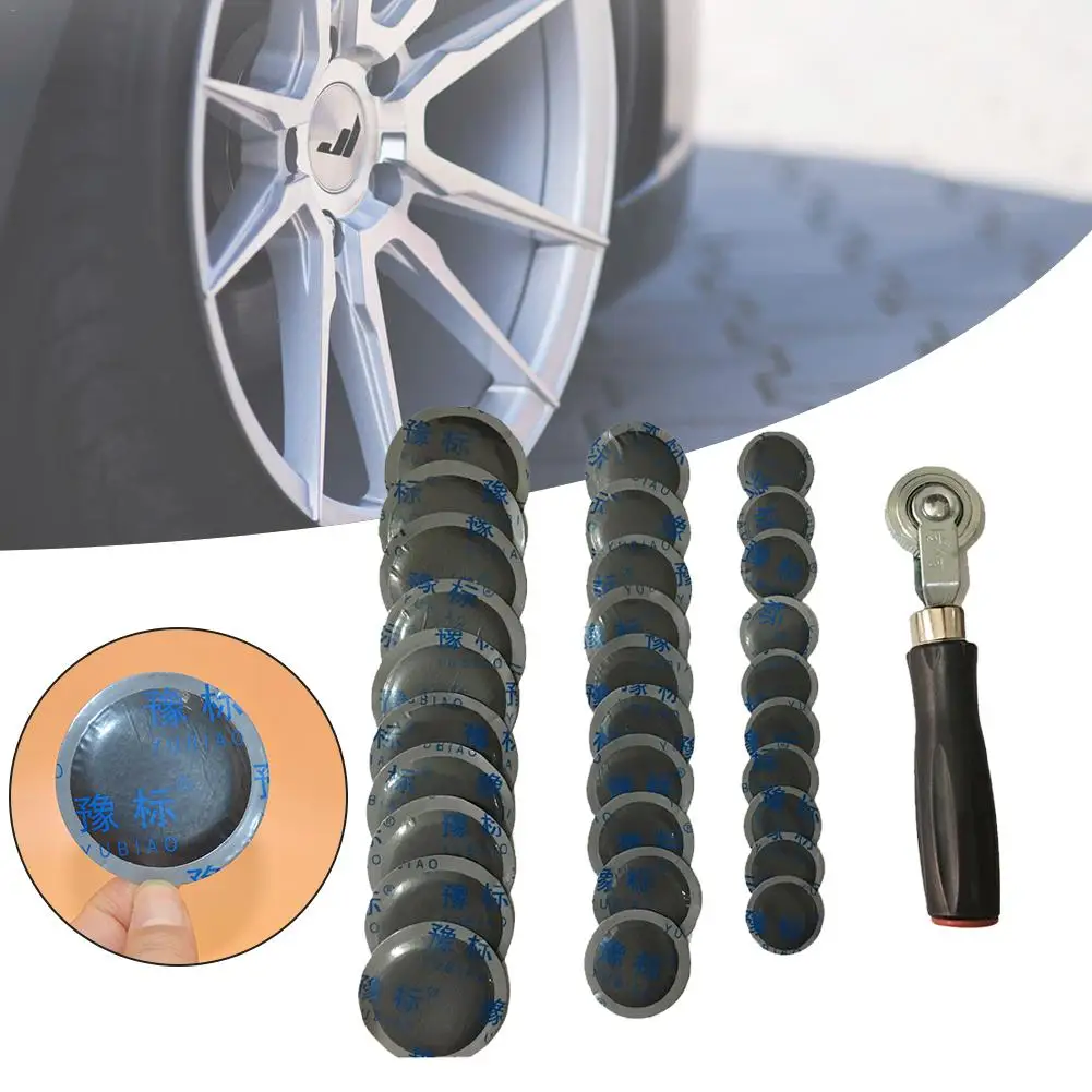 32/43/57MM Car Tire Repair Glue Kit with Roller 30PCS Universal Car Motorcycle Tyre Tire Repair Rubber Glues Patch Tool Packet
32/43/57MM Car Tire Repair Glue Kit with Roller 30PCS Universal Car Motorcycle Tyre Tire Repair Rubber Glues Patch Tool Packet