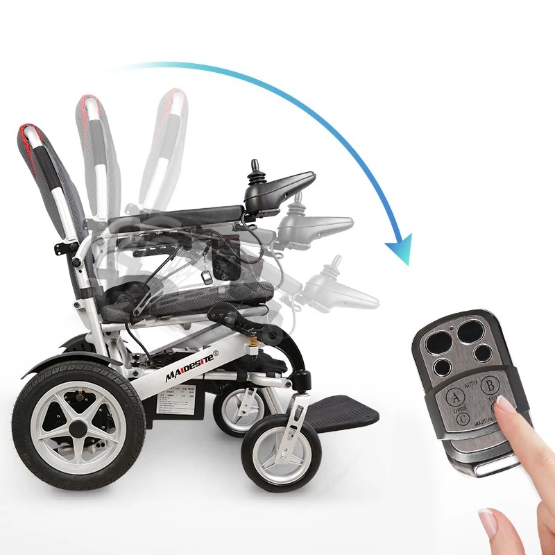 Folding Lightweight Electric Wheelchair Lithium Mobility Damping System For Disabled Old Elderly
Folding Lightweight Electric Wheelchair Lithium Mobility Damping System For Disabled Old Elderly