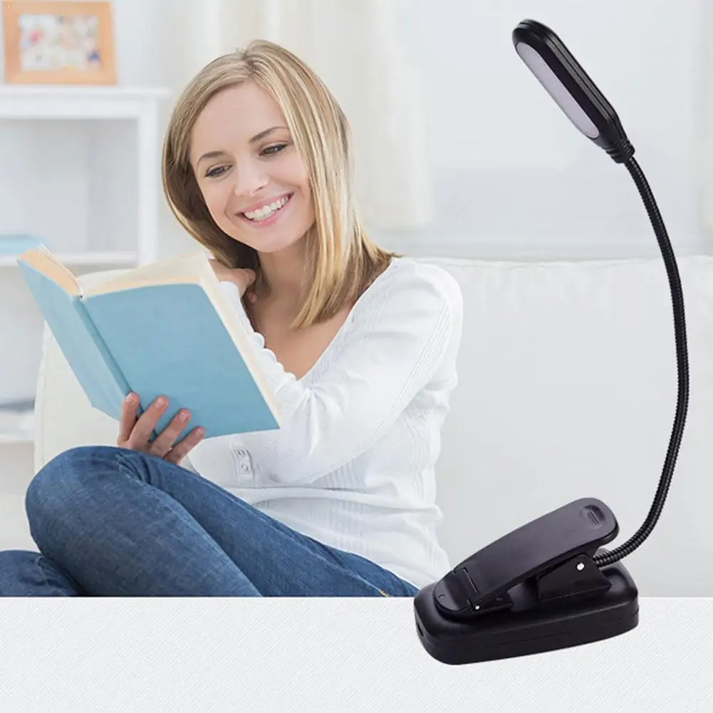Adjustable LED Book Light With Goosenecks Clip Battery Powered Flexible Reading Night Lamp Cool White Desk Notebook S5O2
Adjustable LED Book Light With Goosenecks Clip Battery Powered Flexible Reading Night Lamp Cool White Desk Notebook S5O2