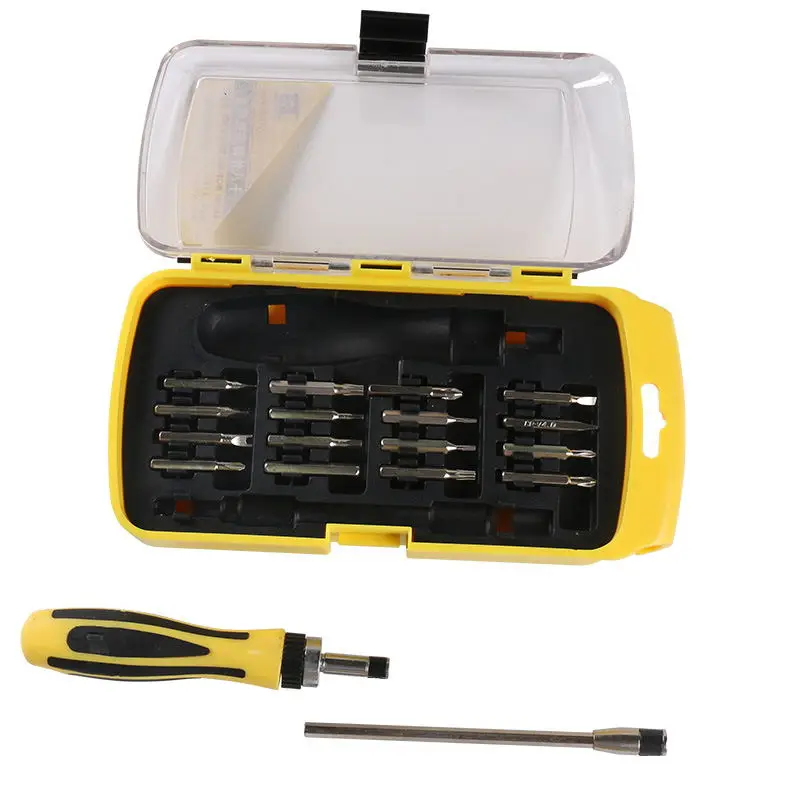 18 in 1 Magnetic Precision Screwdriver set Slotted Phillips Hex with 16 Bits, Repair Tool Kit for Repairing Tools
18 in 1 Magnetic Precision Screwdriver set Slotted Phillips Hex with 16 Bits, Repair Tool Kit for Repairing Tools