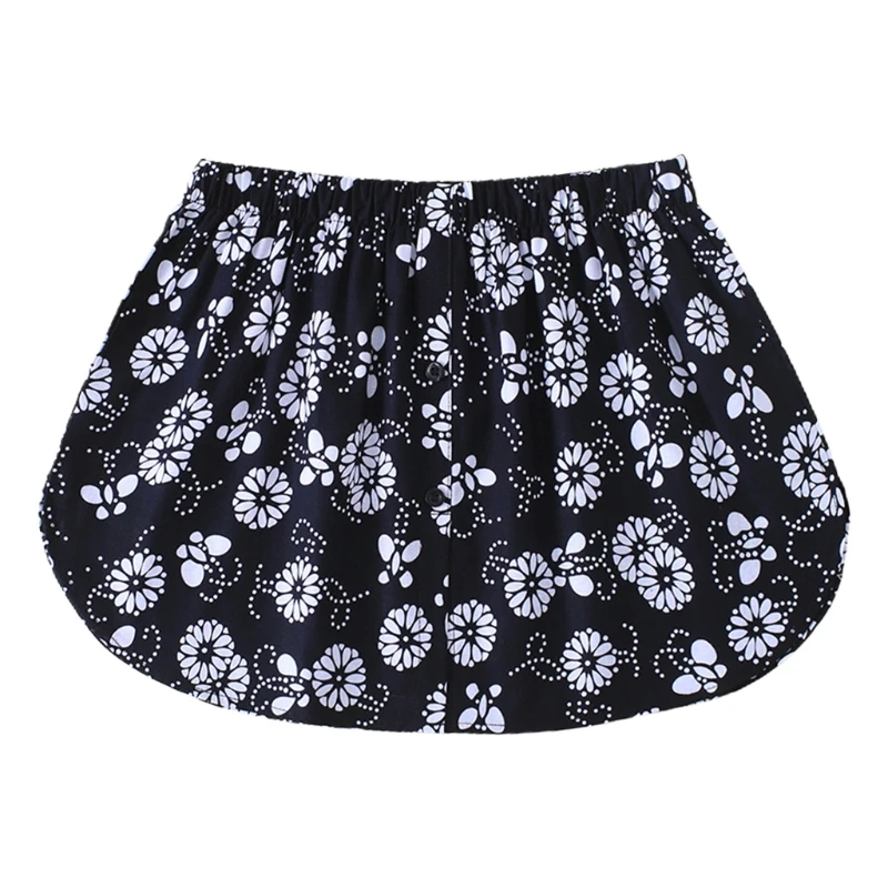 P8DB Women Vintage Floral Print Half-Length Shirt Extender Layering Faux Top Lower Sweep Mini Skirt False Hem Underskirt
P8DB Women Vintage Floral Print Half-Length Shirt Extender Layering Faux Top Lower Sweep Mini Skirt False Hem Underskirt