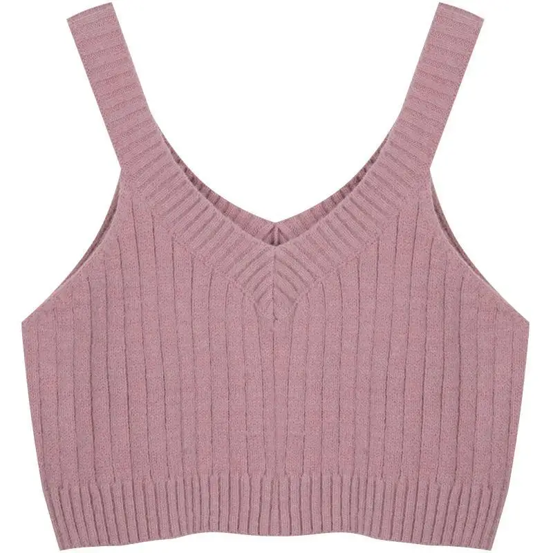 Sweater Vest Women Crop Tops Leisure V-neck Trendy Sweet Sweaters Students Lovely Simple Solid All-match Korean Style Jumpers
Sweater Vest Women Crop Tops Leisure V-neck Trendy Sweet Sweaters Students Lovely Simple Solid All-match Korean Style Jumpers