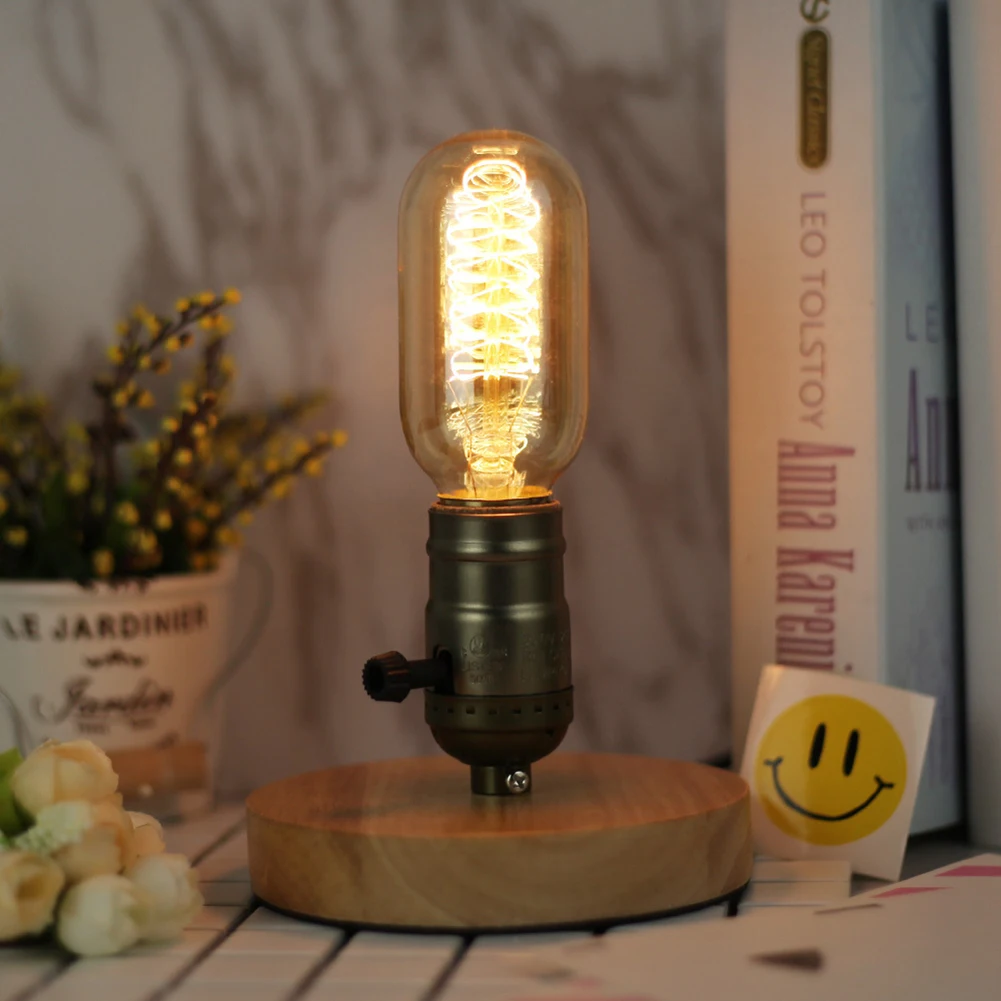 4pcs 220V 110V 40W T45 Vintage Filament Light Bulb Antique Edison Lamp Golden Retro Spiral Incandescent Ampoule Home Decoration
4pcs 220V 110V 40W T45 Vintage Filament Light Bulb Antique Edison Lamp Golden Retro Spiral Incandescent Ampoule Home Decoration