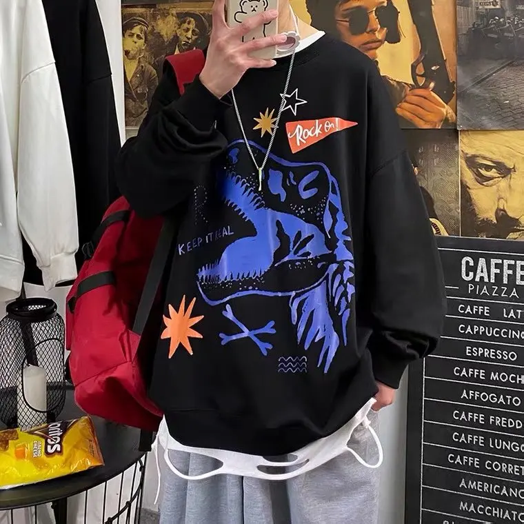 Dragon Print Sweatshirt Vintage Women Hoodies Gray Black Cotton Warm Fleece Pullovers 2021 Autumn New Casual Streetwear Girls
Dragon Print Sweatshirt Vintage Women Hoodies Gray Black Cotton Warm Fleece Pullovers 2021 Autumn New Casual Streetwear Girls