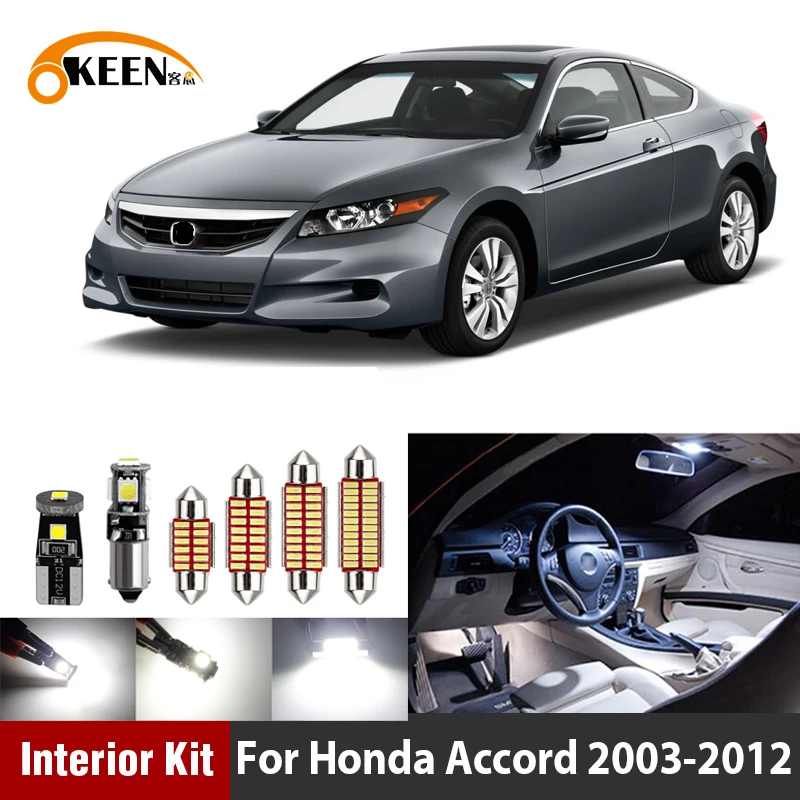10Pcs White Canbus Car Led Light Bulbs Interior Package Kit For Honda Accord 2003 2004 2005 2006 2007 2008 2009 2010 2011 2012
10Pcs White Canbus Car Led Light Bulbs Interior Package Kit For Honda Accord 2003 2004 2005 2006 2007 2008 2009 2010 2011 2012