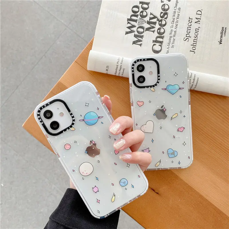 Cute Clear Love Heart Planet Silicone Case For iPhone 12 Mini 11 Pro Max XS XR 7 8 Plus X Transparent Soft Phone Cover Coque
Cute Clear Love Heart Planet Silicone Case For iPhone 12 Mini 11 Pro Max XS XR 7 8 Plus X Transparent Soft Phone Cover Coque