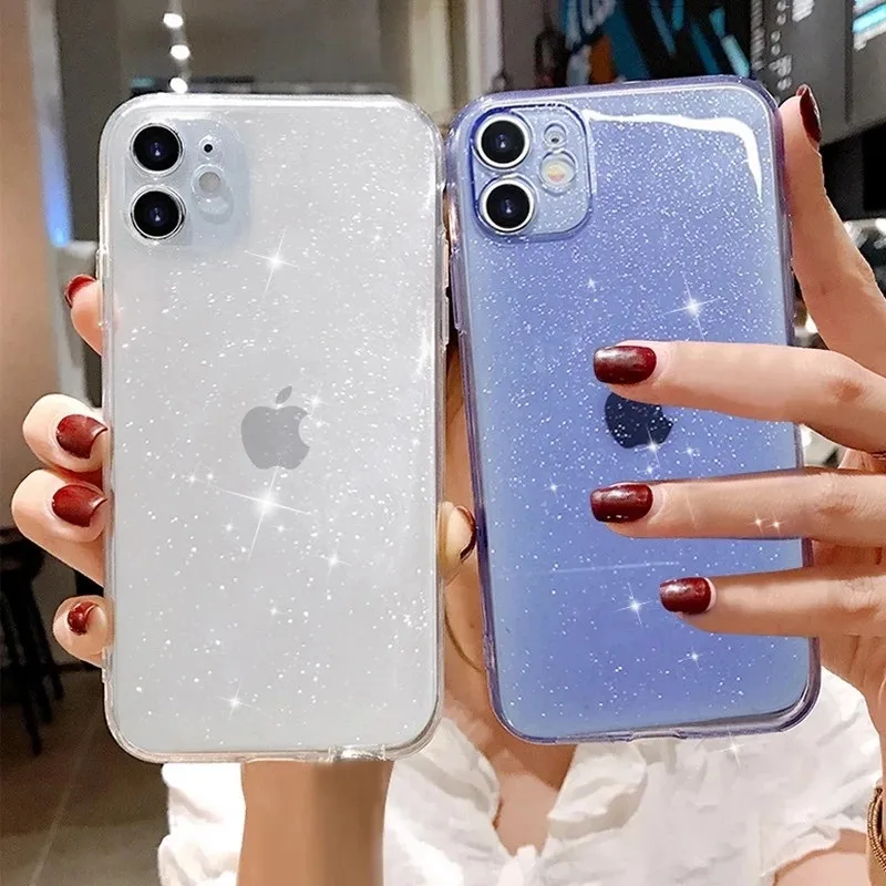 Luxury Glitter Candy Color Transparent Phone Case For iPhone 12 Pro 11 Pro Max X XR XS Max 7 8 6 Plus SE2020 Soft TPU Back Cover
Luxury Glitter Candy Color Transparent Phone Case For iPhone 12 Pro 11 Pro Max X XR XS Max 7 8 6 Plus SE2020 Soft TPU Back Cover
