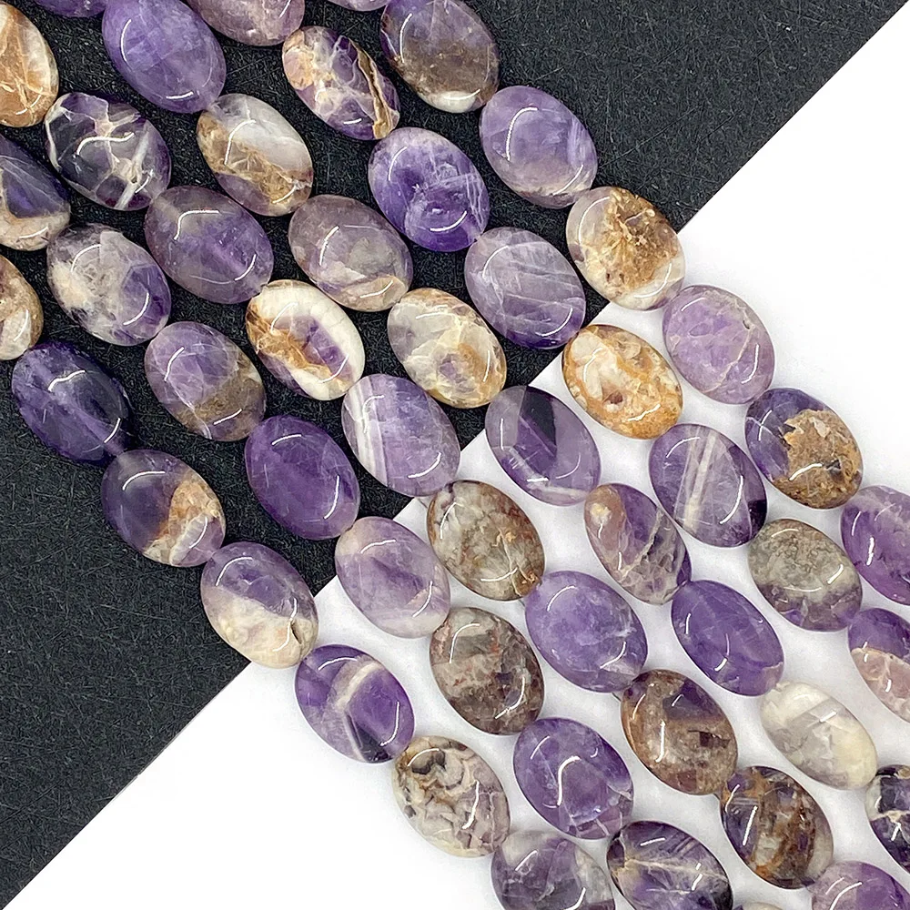 Natural Amethyst Stone Bead Purple Crystal Oval Cabochon DIY Making Necklace Ring Accessories Gift For Women13x18 mm
Natural Amethyst Stone Bead Purple Crystal Oval Cabochon DIY Making Necklace Ring Accessories Gift For Women13x18 mm