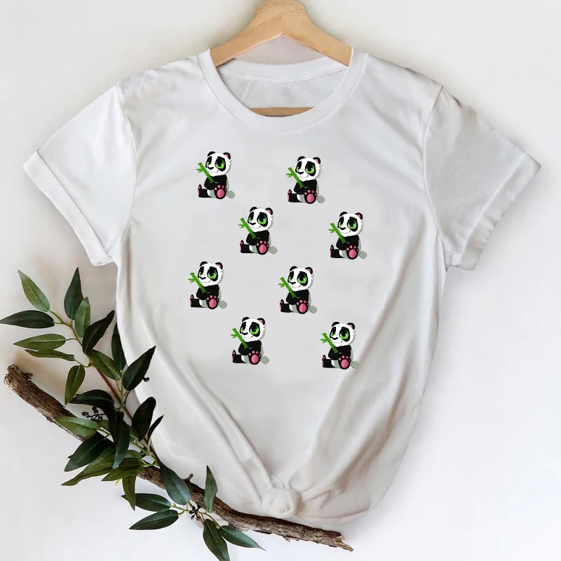 Chinese lovely style Cartoon Panda Animal Printing Clothing Spring Summer 2021 Top Lady Print Graphic T-shirts Women Female Tee
Chinese lovely style Cartoon Panda Animal Printing Clothing Spring Summer 2021 Top Lady Print Graphic T-shirts Women Female Tee