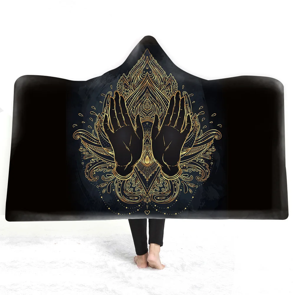 Mandala Buddha Hooded Blanket 3D Printed Plush For Adults Childs Sherpa Fleece Hoodie Blanket Microfiber Throw Blanket For Home
Mandala Buddha Hooded Blanket 3D Printed Plush For Adults Childs Sherpa Fleece Hoodie Blanket Microfiber Throw Blanket For Home