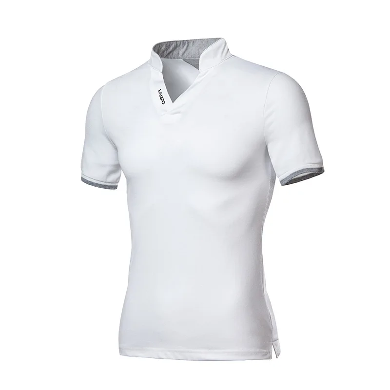 Men's Polo Shirt Black Cotton Solid Slim Stangding Shirts Summer Short Multicolor Plus Size Casual Tops Tees Fanshion Hot
Men's Polo Shirt Black Cotton Solid Slim Stangding Shirts Summer Short Multicolor Plus Size Casual Tops Tees Fanshion Hot