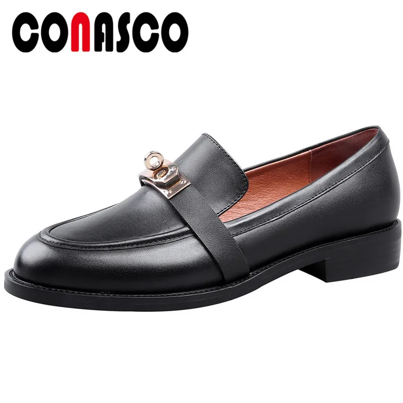 CONASCO 2021; Фирменный дизайн; Женские туфли-лодочки из коровьей кожи; Сезон весна-осень; Повседневная обувь с металлическим украшением, круглый ...
CONASCO 2021; Фирменный дизайн; Женские туфли-лодочки из коровьей кожи; Сезон весна-осень; Повседневная обувь с металлическим украшением, круглый ...