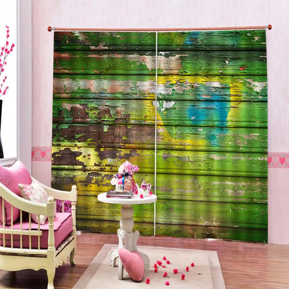 3D Curtain Printing Blockout Polyester Photo Drapes Fabric For Room Bedroom Window Wooden board color paint custom curtains
3D Curtain Printing Blockout Polyester Photo Drapes Fabric For Room Bedroom Window Wooden board color paint custom curtains