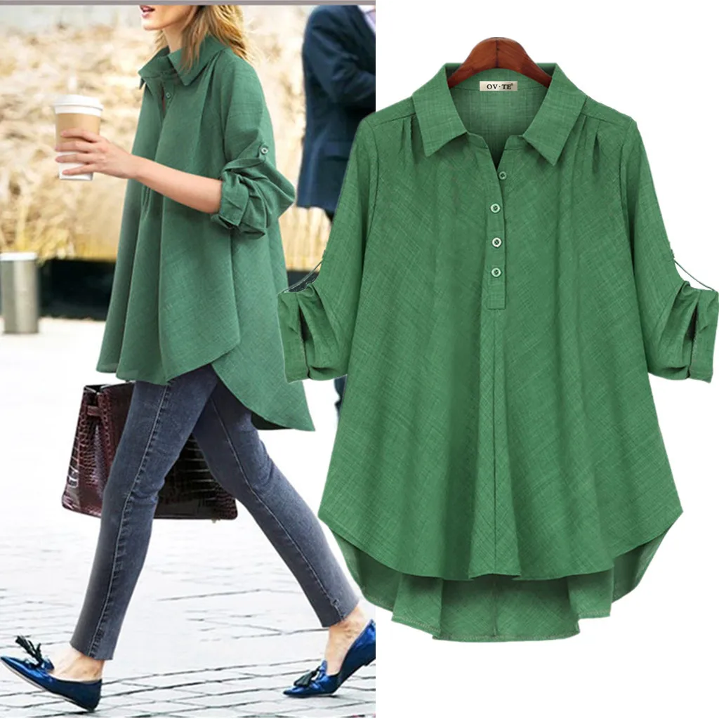 Blouses Women Spring Autumn Summer Clothing Tops and Retro Loose Shirts Long Sleeves Blouses Shirts Plus Size Clothing for Women
Blouses Women Spring Autumn Summer Clothing Tops and Retro Loose Shirts Long Sleeves Blouses Shirts Plus Size Clothing for Women