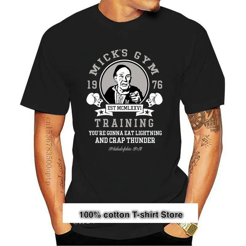 Camiseta de Rocky Balboa para hombre, camisa de manga corta de ocio, 100%, algodón, 1976
Camiseta de Rocky Balboa para hombre, camisa de manga corta de ocio, 100%, algodón, 1976
