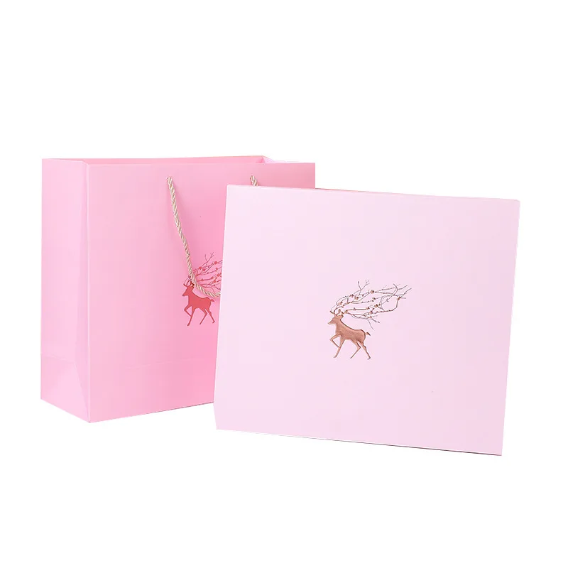 

ins pink Cherry blossoms 3D gift box packaging Birthday Party Lipstick cosmetics packaging flower box for friend Valentine's Day