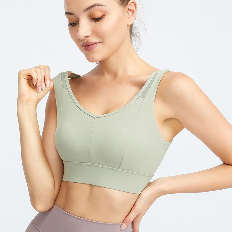 COZOK Shockproof Cross Straps Bra Running Gym Sports Bra Top Women Widen Hem Push Up Workout Fitness Yoga Crop Tops Brassiere
COZOK Shockproof Cross Straps Bra Running Gym Sports Bra Top Women Widen Hem Push Up Workout Fitness Yoga Crop Tops Brassiere