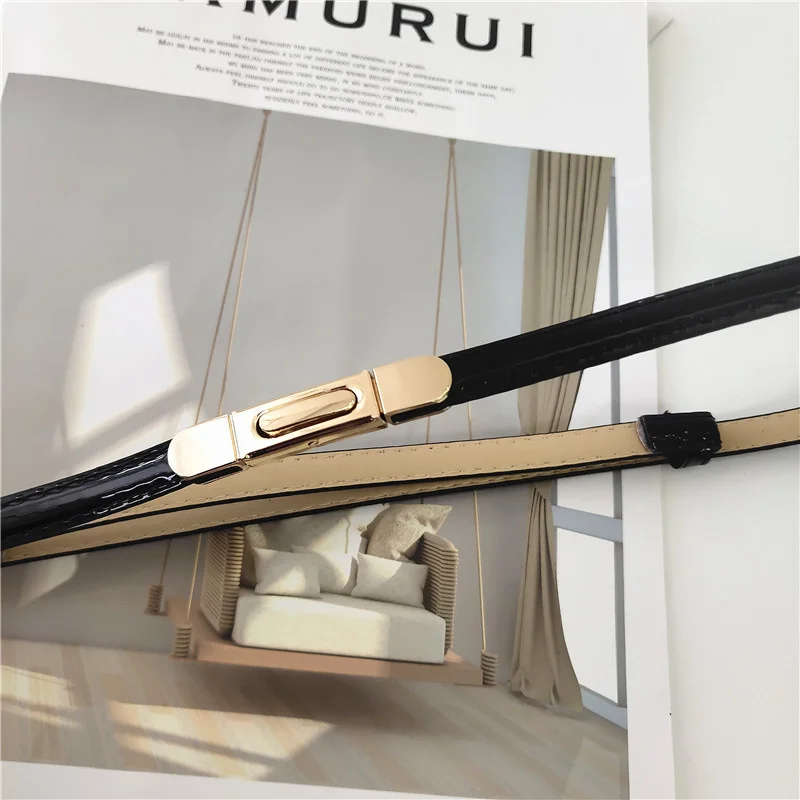 Golden Oval Release Buckle Adjustable Belt Thin Decorative Dress Easy Tail Sealing Women All-Game Belt Women Rock
Golden Oval Release Buckle Adjustable Belt Thin Decorative Dress Easy Tail Sealing Women All-Game Belt Women Rock