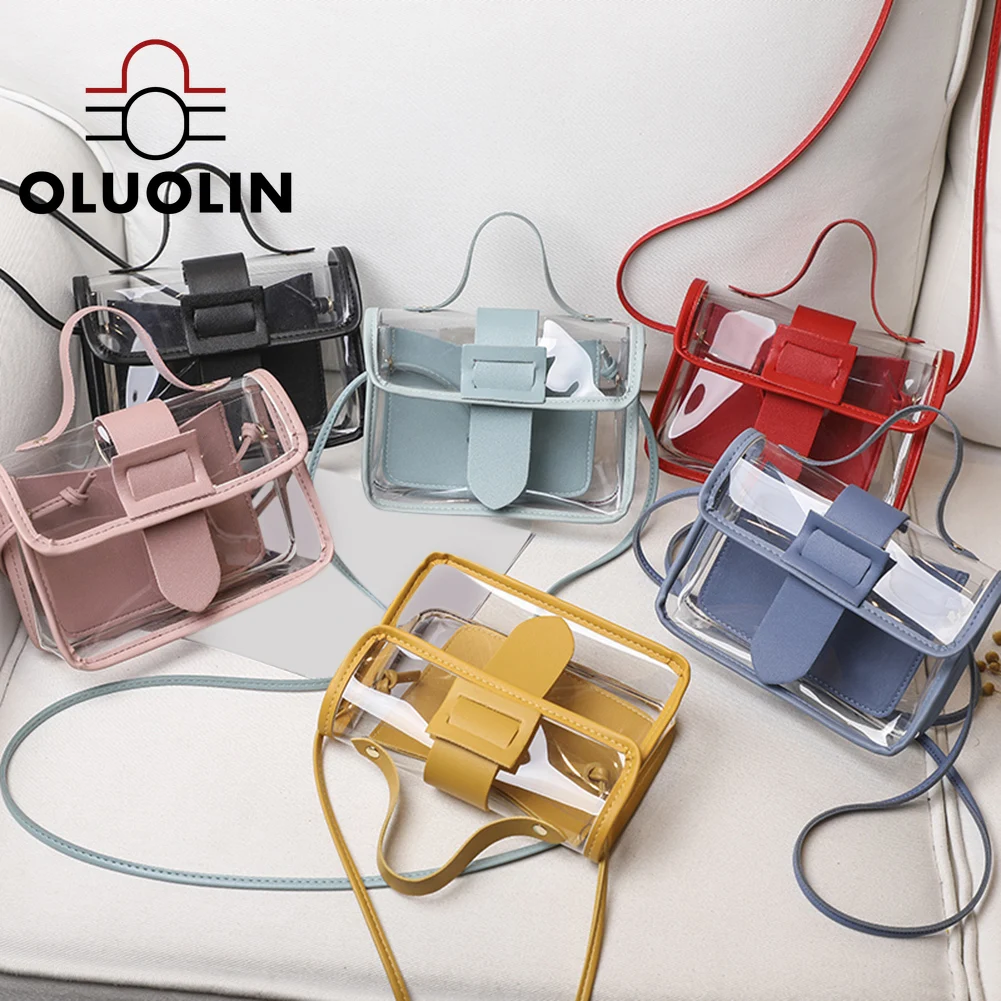 Fashion Women's Transparent Square Bags Cool PVC Shoulder/Crossbody Bag Messenger Bag Mobile Handbag Sweet Girls Pouch Lady Bag
Fashion Women's Transparent Square Bags Cool PVC Shoulder/Crossbody Bag Messenger Bag Mobile Handbag Sweet Girls Pouch Lady Bag