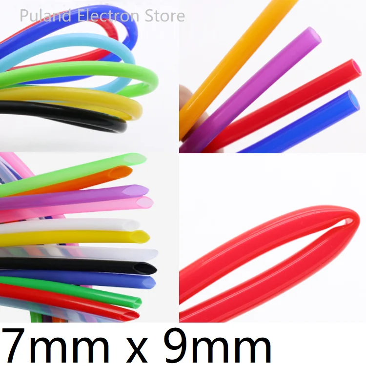 7x9 Silicone Tube Flexible Rubber Hose ID 7mm OD 9mm Thickness 1mm Food Grade Soft Milk Beer Drink Pipe Water Connector 
7x9 Silicone Tube Flexible Rubber Hose ID 7mm OD 9mm Thickness 1mm Food Grade Soft Milk Beer Drink Pipe Water Connector