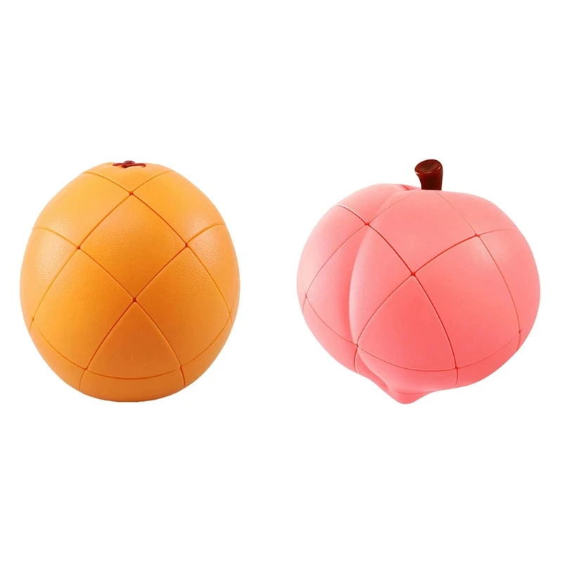 2X Puzzle Fruit Orange/Peach Special Cute Shape Toys Square Professional Educational Cubo Magico Toys
2X Puzzle Fruit Orange/Peach Special Cute Shape Toys Square Professional Educational Cubo Magico Toys