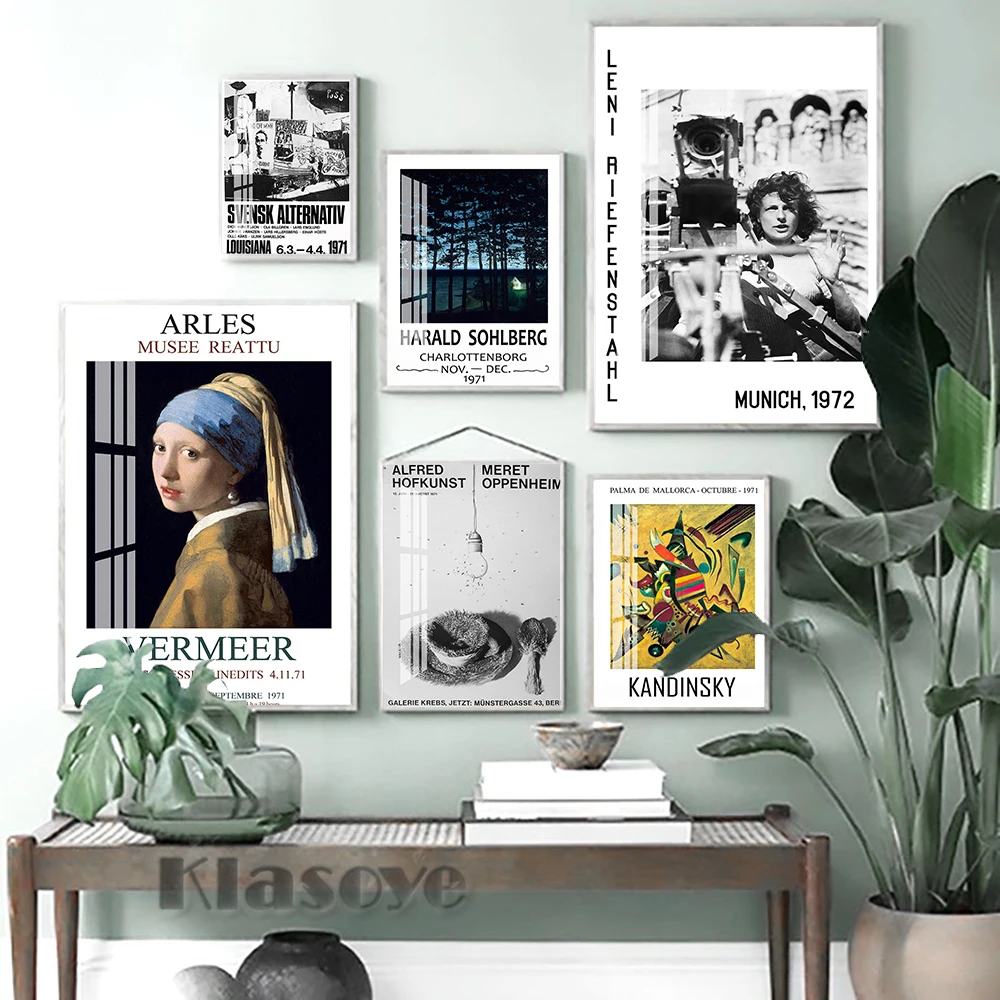 Vermeer Retro French Exhibition Poster Harald Sohlborg Kandinsky Wall Art Prints Leni Riefenstahl Canvas Painting Home Decor
Vermeer Retro French Exhibition Poster Harald Sohlborg Kandinsky Wall Art Prints Leni Riefenstahl Canvas Painting Home Decor