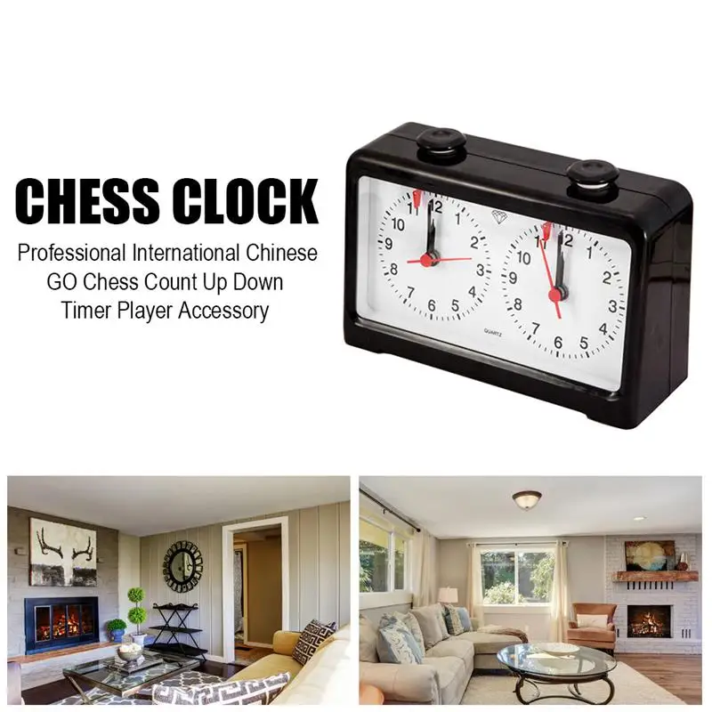 Portable Analog Chess Clock Professional International Chinese GO Chess Count Up Down Timer Player Accessory
Portable Analog Chess Clock Professional International Chinese GO Chess Count Up Down Timer Player Accessory