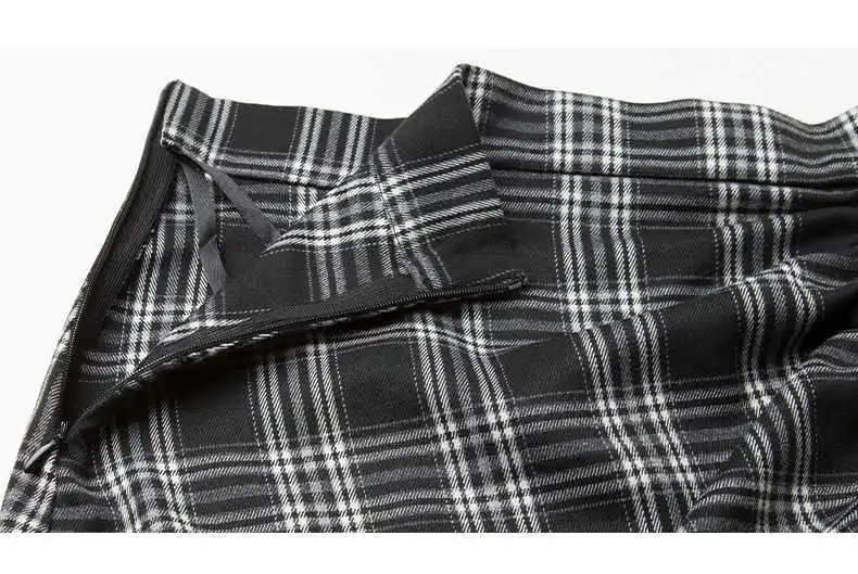 IEQJ High Elastic Waist Panelled Plaid Trumpet Skirt Women Fashion Casual Asymmetrical Drawstring New Spring Autumn 2021 8P287
IEQJ High Elastic Waist Panelled Plaid Trumpet Skirt Women Fashion Casual Asymmetrical Drawstring New Spring Autumn 2021 8P287