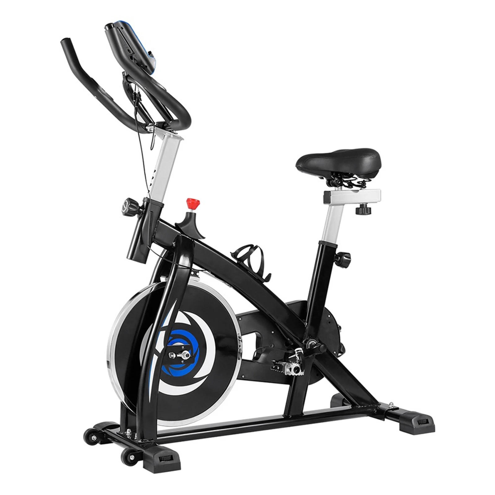 Indoor Cycling Stationary Exercise Bike with Resistance LCD Display Home Gym Cardio Workout Machine Adjustable Seat and Handleba
Indoor Cycling Stationary Exercise Bike with Resistance LCD Display Home Gym Cardio Workout Machine Adjustable Seat and Handleba