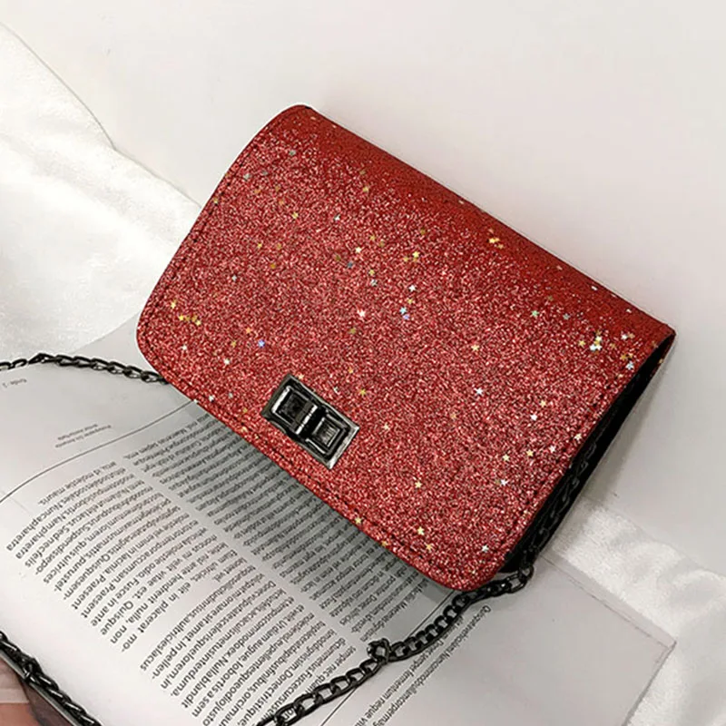 1 Pcs Women Shoulder Crossbody Bag Sequin Chain Fashion for Mobile Phone Party EIG88
1 Pcs Women Shoulder Crossbody Bag Sequin Chain Fashion for Mobile Phone Party EIG88