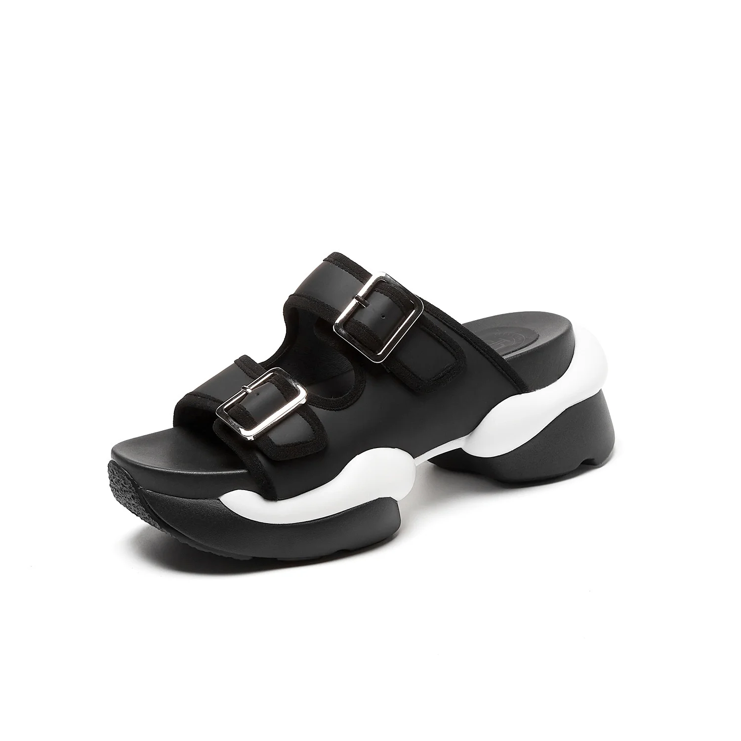 2021 summer new genuine belt buckle toe sandals versatile casual thick bottom Roman muffin black women's sandals
2021 summer new genuine belt buckle toe sandals versatile casual thick bottom Roman muffin black women's sandals